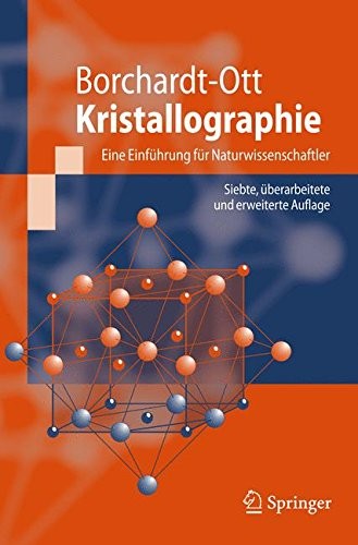 Cover for Kristallographie: Eine Einführung für Naturwissenschaftler (Springer-Lehrbuch) (German Edition)