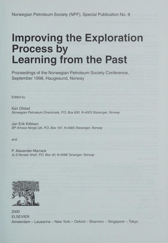 Cover for Improving the exploration process by learning from the past