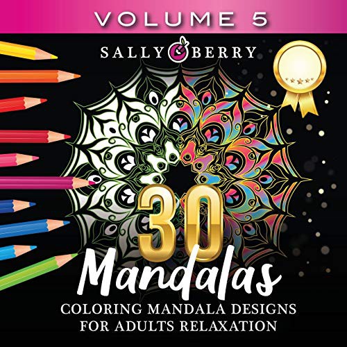 Cover for 30 Coloring Mandalas for Adults Relaxation