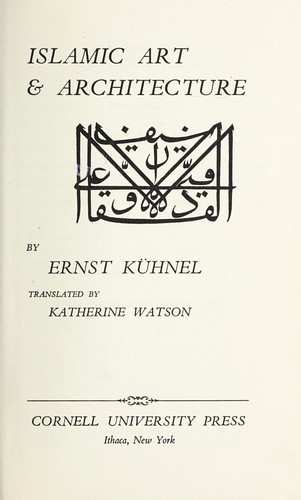 Cover for Islamic art & architecture