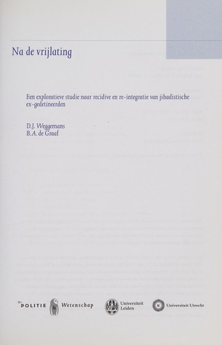 Cover for Na de vrijlating