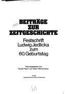 Cover for Beitrage zur Zeitgeschichte