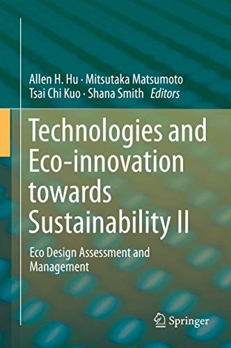 Cover for Technologies and Eco-innovation towards Sustainability II