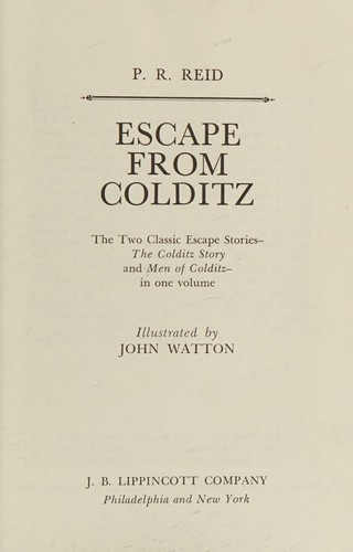 Cover for Escape from Colditz