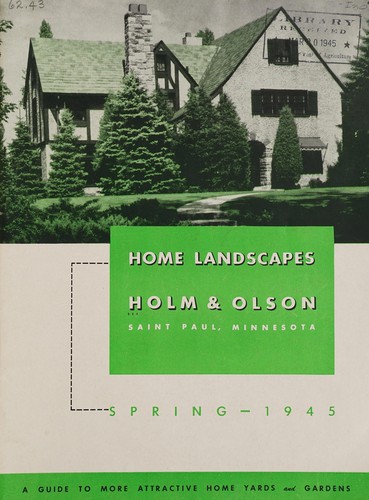 Cover for Home landscapes, spring 1945
