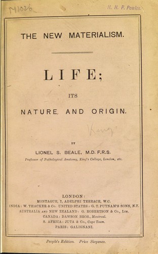 Cover for Life