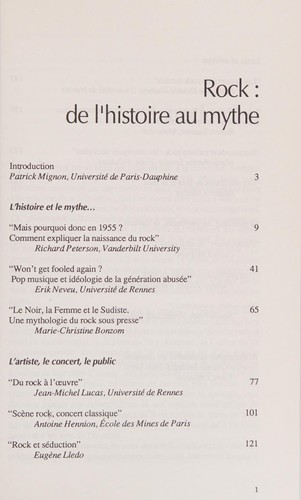 Cover for Rock