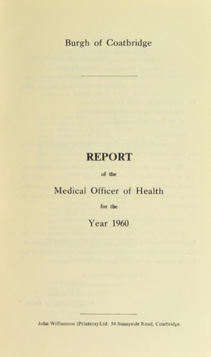 Cover for [Report 1960]