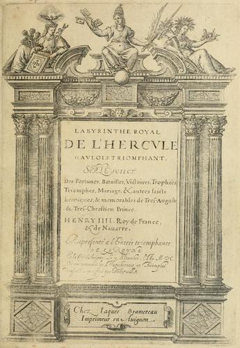 Cover for Labyrinthe royal de l'Hercule gaulois triomphant