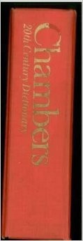 Cover for Chambers 20th century dictionary