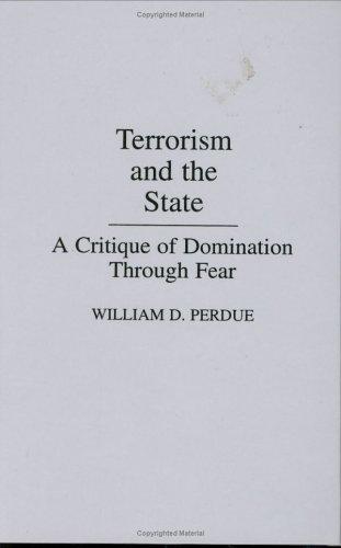 Cover for Terrorism and the state