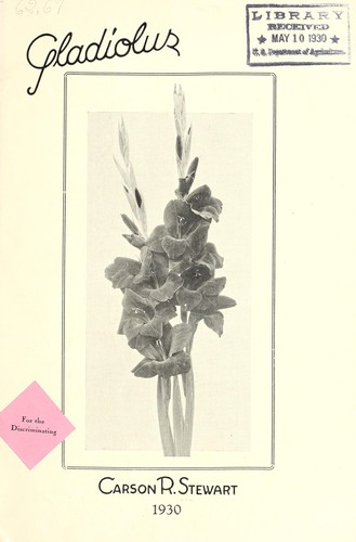 Cover for Gladiolus