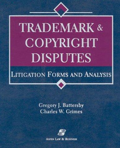 Cover for Trademark & copyright disputes
