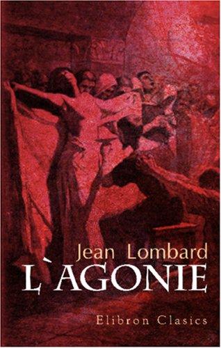 Cover for L\'agonie