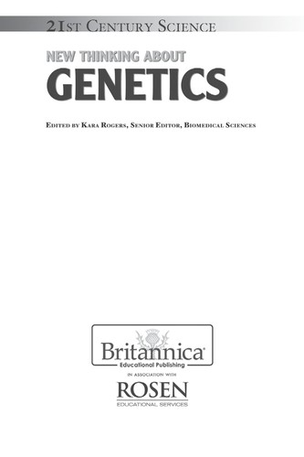 Cover for New Thinking About Genetics