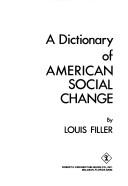 Cover for A dictionary of American social change