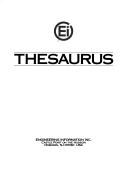 Cover for Ei thesaurus