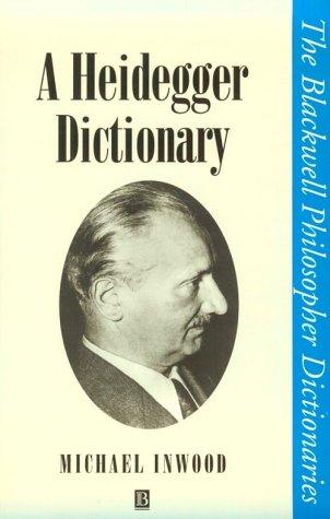 Cover for A Heidegger Dictionary
