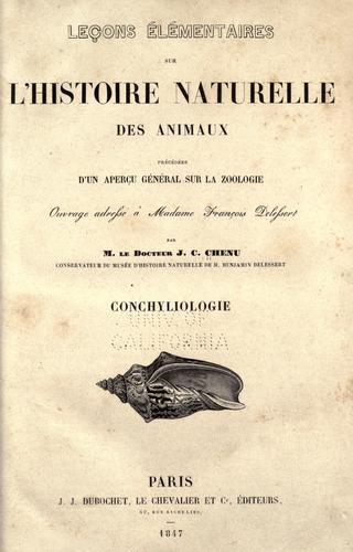 Cover for Le©ʻcons ©Øel©Øementaires sur l'histoire naturelle des animaux, conchyliologie