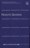 Cover for Remote Sensing