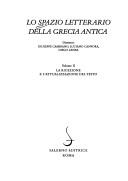 Cover for Lo Spazio letterario della Grecia antica