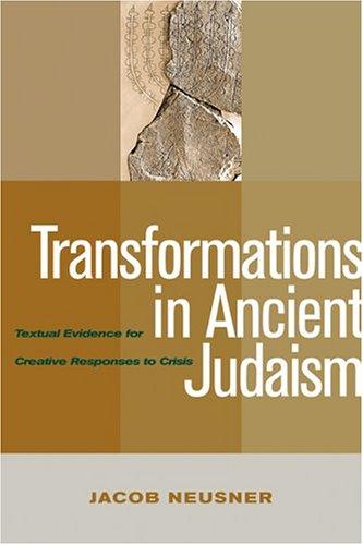 Cover for Transformations In Ancient Judaism