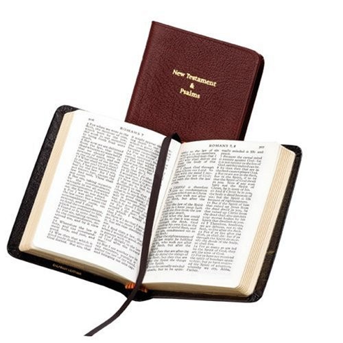 Cover for KJV Vest-Pocket New Testament and Psalms (Burgundy Calfskin Leather, Red Letter)