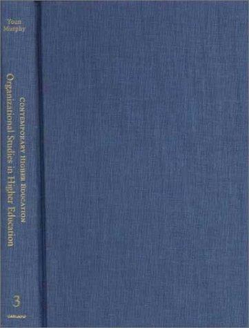 Cover for Organizational studies in higher education