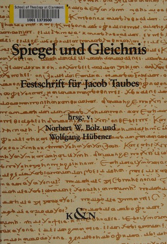Cover for Spiegel und Gleichnis