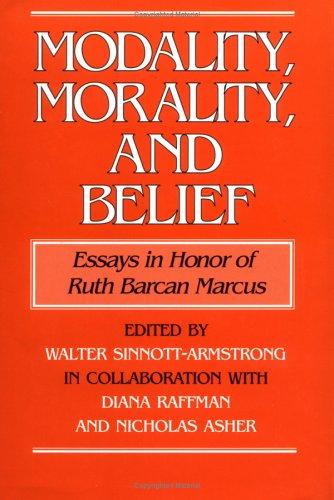 Cover for Modality, morality, and belief