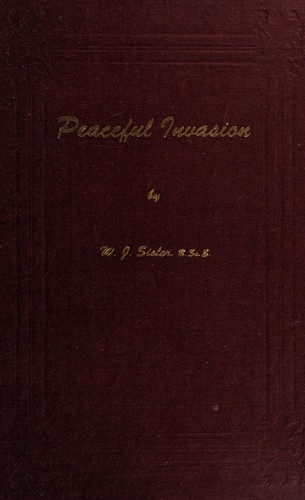 Cover for Peaceful invasion