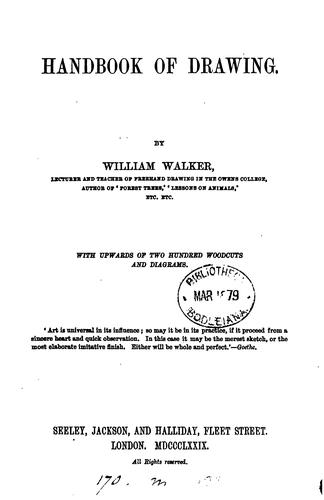 Cover for Handbook of drawing