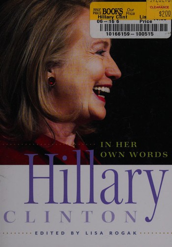 Cover for Hillary Clinton in her own words