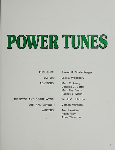 Cover for Power Tunes