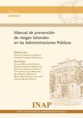 Cover for Manual de prevención de riesgos laborales en las administraciones públicas