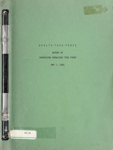 Cover for Health task force