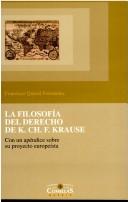 Cover for La Filosofia del Derecho En K. Ch. Krause