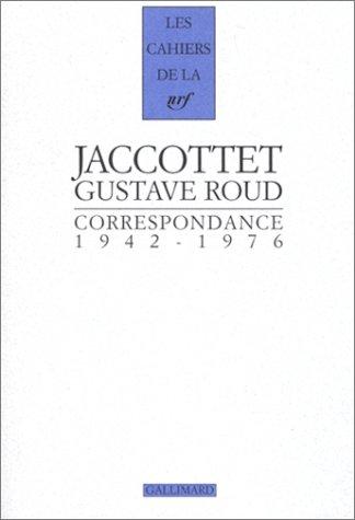 Cover for Correspondance 1942-1976