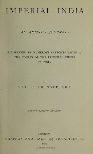 Cover for Imperial India