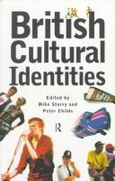 Cover for British cultural identities