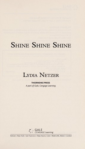 Cover for Shine shine shine