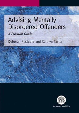 Cover for Advising Mentally Disordered Offenders