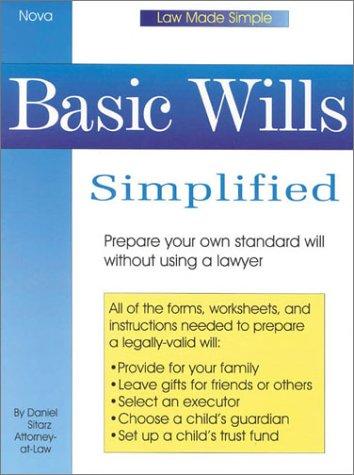 Cover for Basic wills simplified
