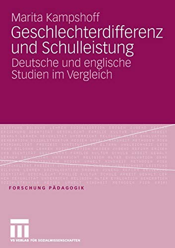 Cover for Geschlechterdifferenz und Schulleistung