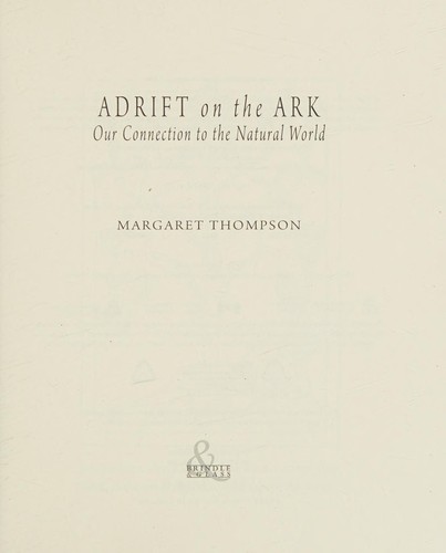 Cover for Adrift on the ark
