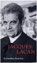 Cover for Jacques Lacan