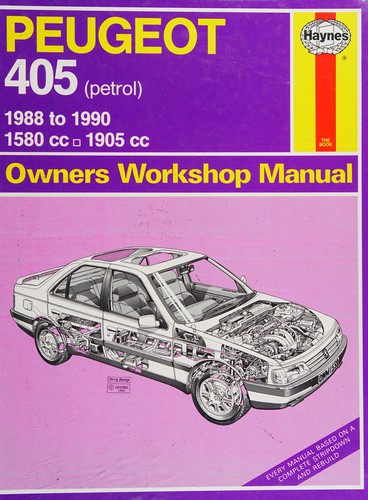 Cover for Peugeot 405 (Petrol)