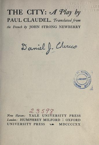 Cover for city