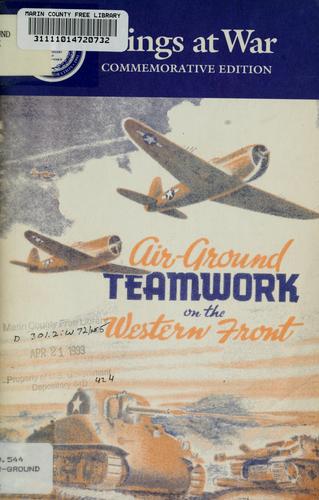 Cover for Air-ground teamwork on the Western Front