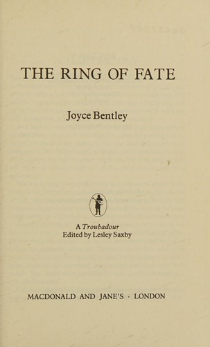 Cover for The ring of fate